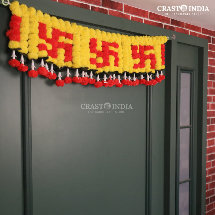 Crasto India Handcrafted festive Toran #101 ( 36 Inch)