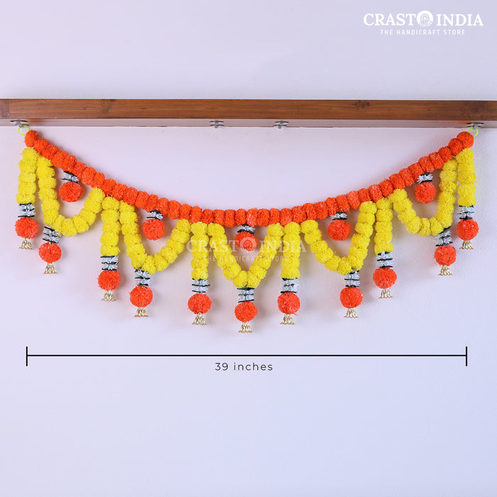 Crasto India Handcrafted festive Toran #115 ( 36 Inch)