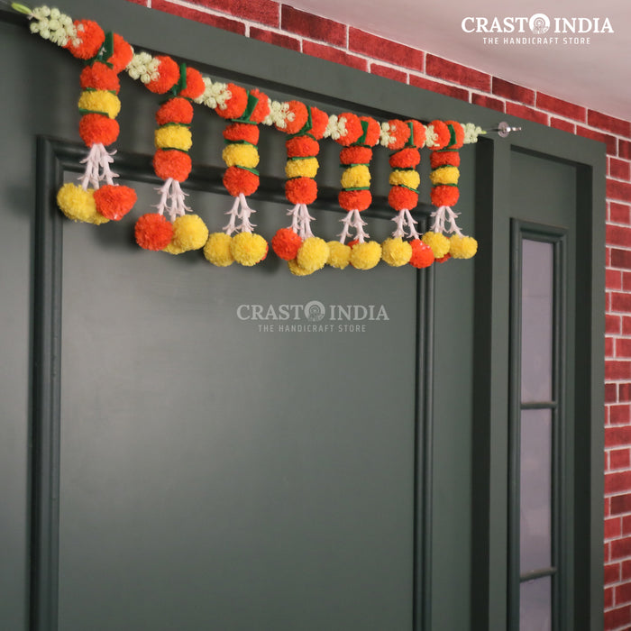 Crasto India Handcrafted festive Toran #104 ( 36 Inch)