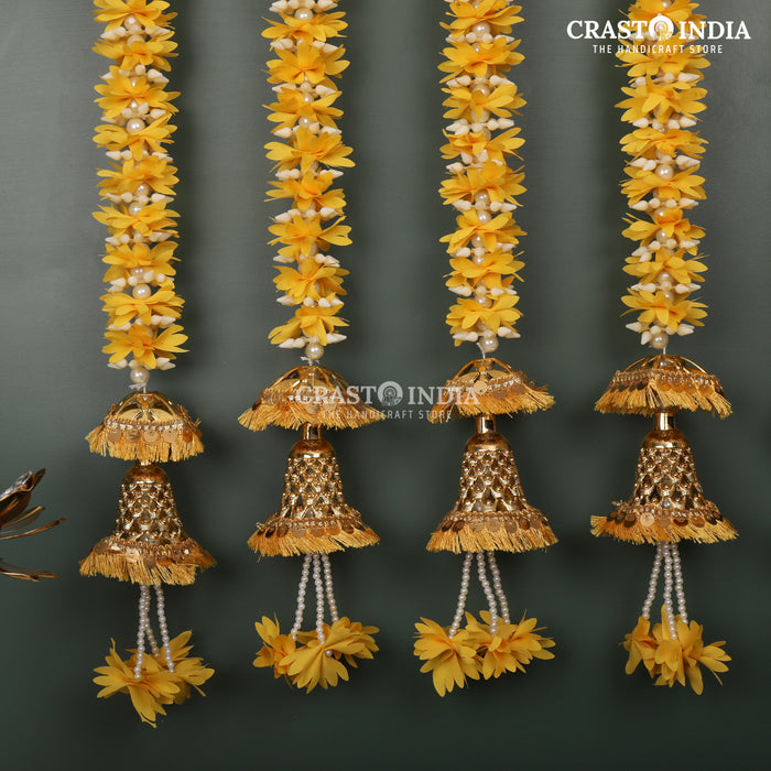 CRASTO INDIA HANDCRAFTED FESTIVE SIDE-HANGINGS #26 (PAIR)