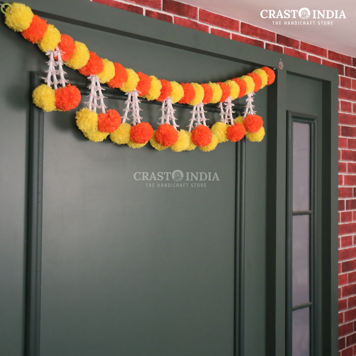 Crasto India Handcrafted festive Toran #103 ( 36 Inch)