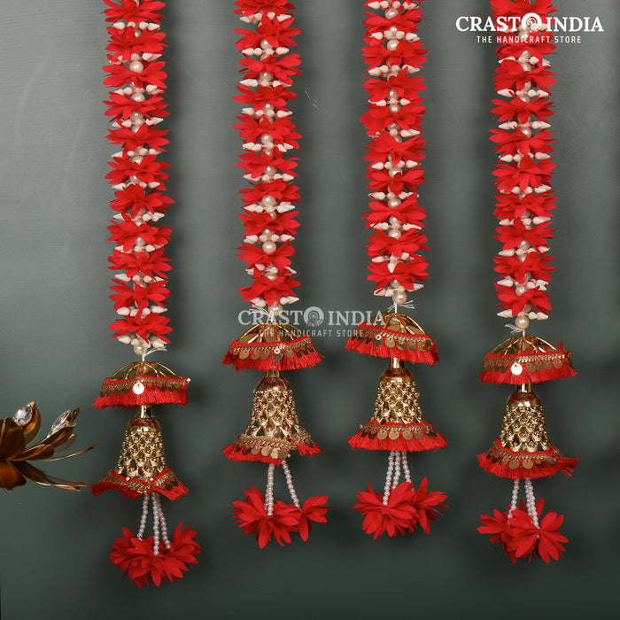 CRASTO INDIA HANDCRAFTED FESTIVE SIDE-HANGINGS #26 (PAIR)