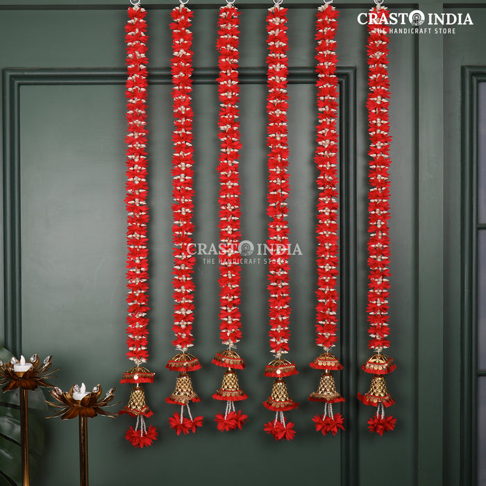 CRASTO INDIA HANDCRAFTED FESTIVE SIDE-HANGINGS #26 (PAIR)