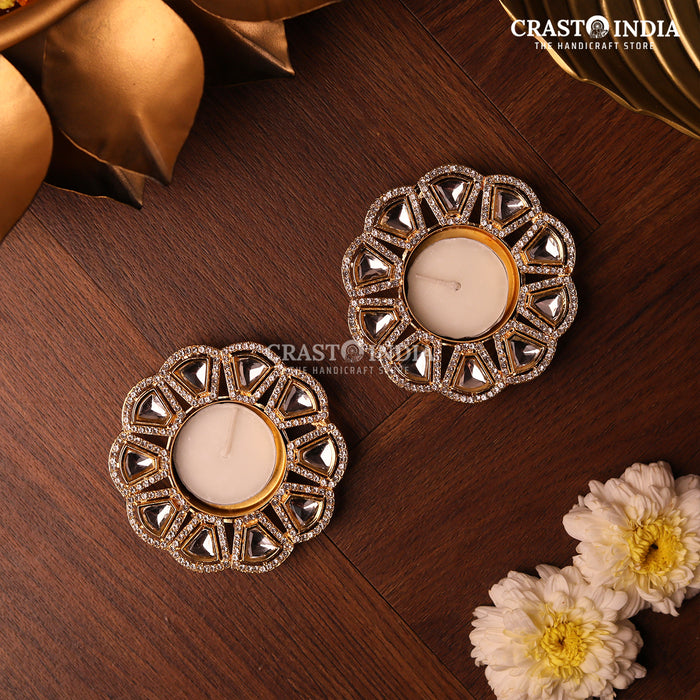 CRASTO INDIA HANDCRAFTED FESTIVE DIYA #74 (PAIR)