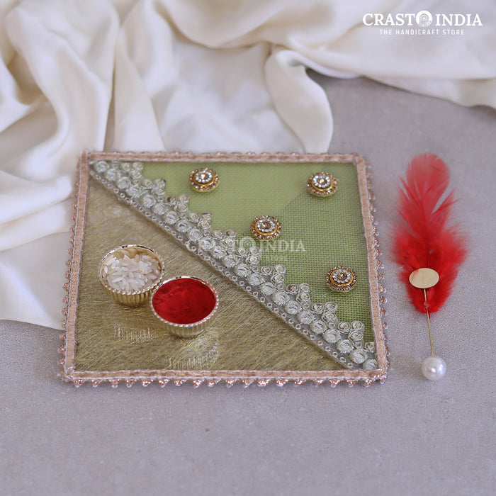 CRASTO INDIA HANDCRAFTED FESTIVE POOJA THALI #20