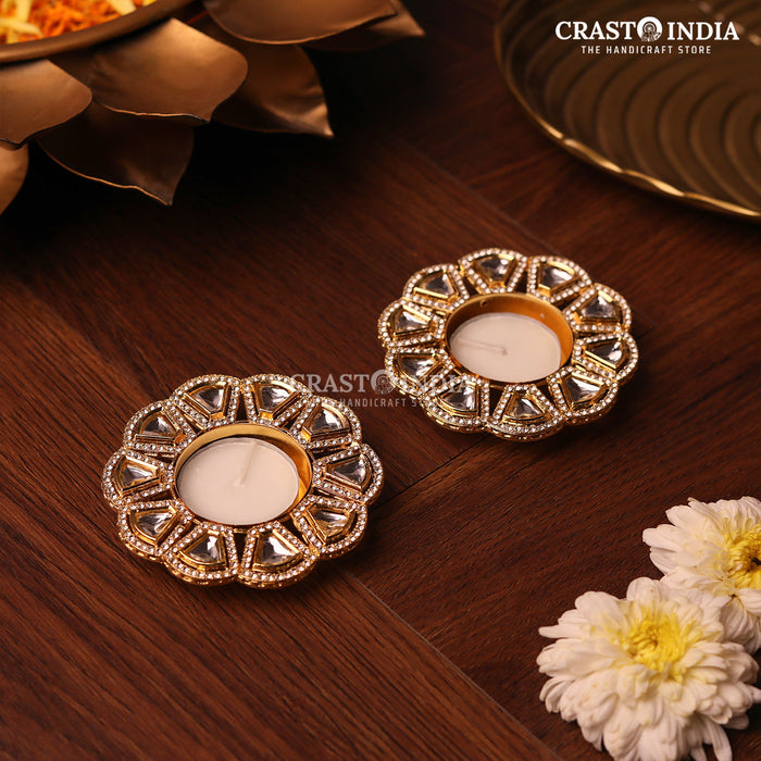 CRASTO INDIA HANDCRAFTED FESTIVE DIYA #74 (PAIR)