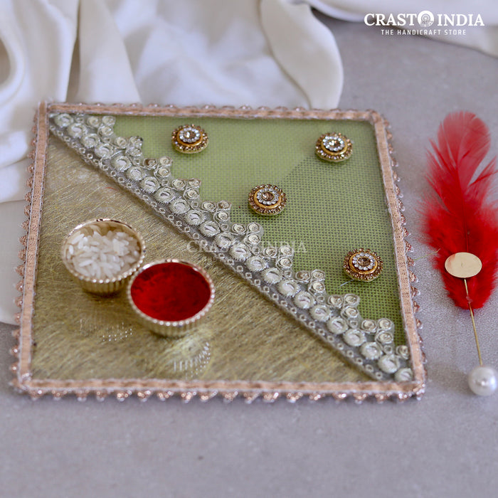 CRASTO INDIA HANDCRAFTED FESTIVE POOJA THALI #20