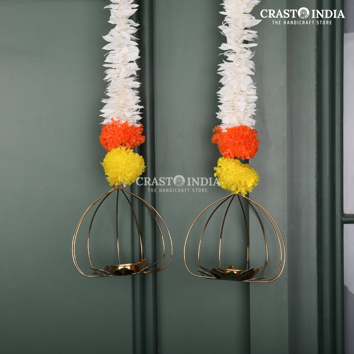 CRASTO INDIA HANDCRAFTED FESTIVE SIDE-HANGINGS #28 (PAIR)