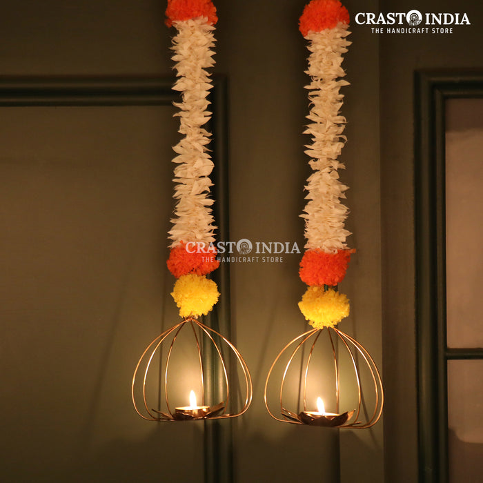 CRASTO INDIA HANDCRAFTED FESTIVE SIDE-HANGINGS #28 (PAIR)