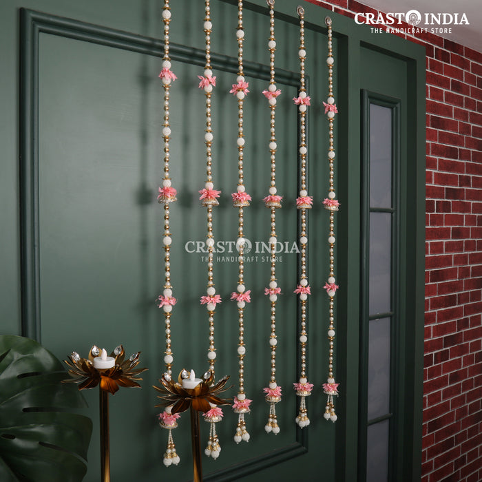 CRASTO INDIA HANDCRAFTED FESTIVE SIDE-HANGINGS #42 (PACK OF 6)