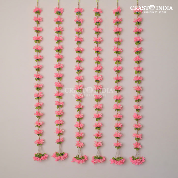 1 PAIR - CRASTO INDIA HANDCRAFTED FESTIVE SIDE-HANGINGS #62 (1 PAIR)