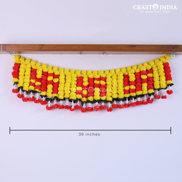 Crasto India Handcrafted festive Toran #101 ( 36 Inch)