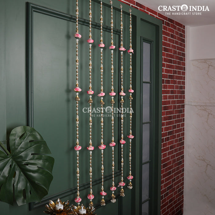 CRASTO INDIA HANDCRAFTED FESTIVE SIDE-HANGINGS #43 (PACK OF 6)