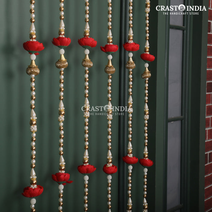 CRASTO INDIA HANDCRAFTED FESTIVE SIDE-HANGINGS #43 (PACK OF 6)