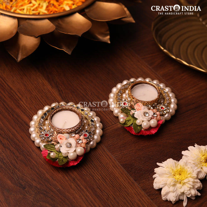 CRASTO INDIA HANDCRAFTED FESTIVE DIYA #75 (PAIR)