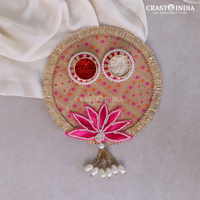 CRASTO INDIA HANDCRAFTED FESTIVE POOJA THALI #24