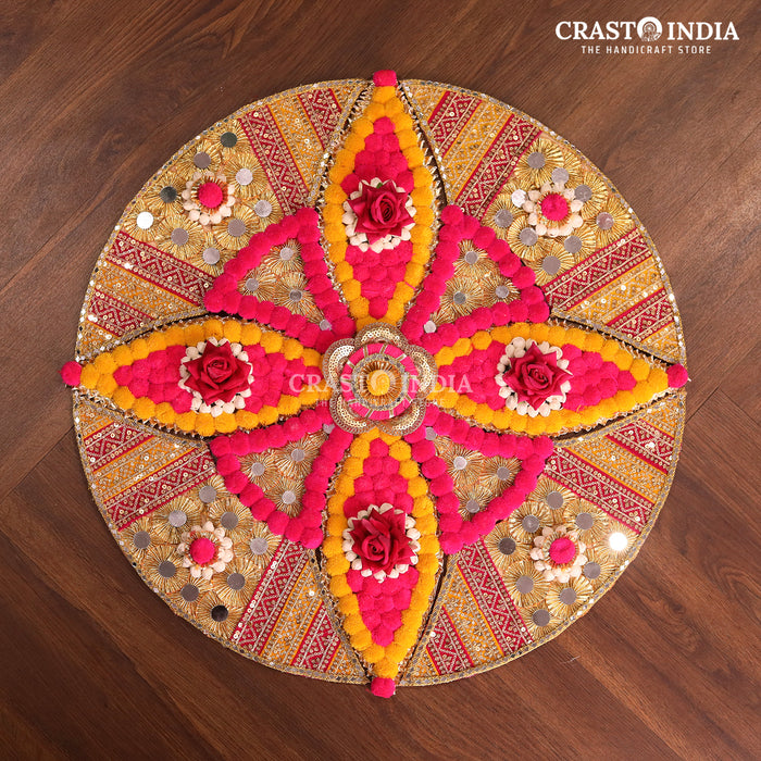 CRASTO INDIA HANDCRAFTED FESTIVE RANGOLI #65