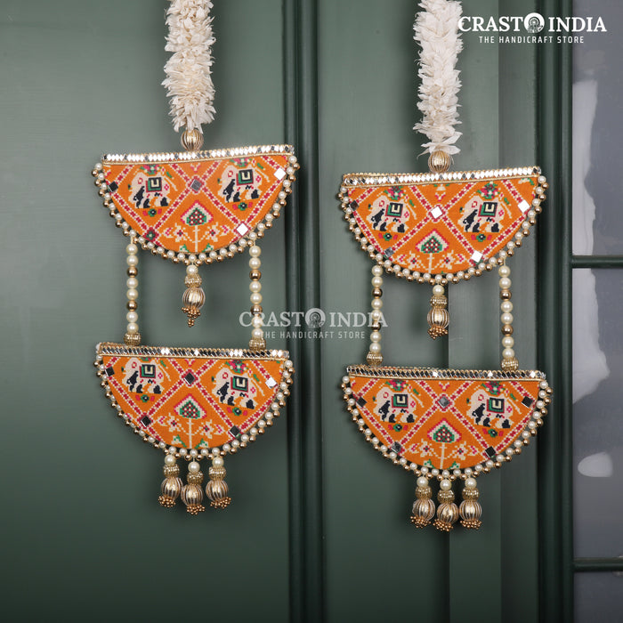 CRASTO INDIA HANDCRAFTED FESTIVE SIDE-HANGINGS #24 (PAIR)