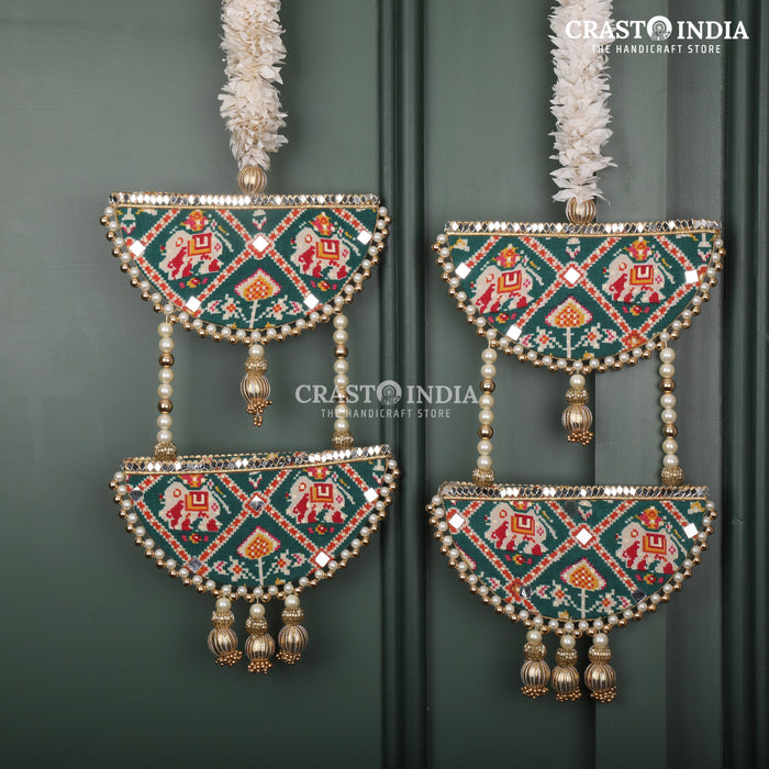 CRASTO INDIA HANDCRAFTED FESTIVE SIDE-HANGINGS #24 (PAIR)