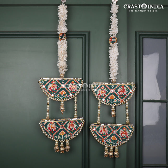 CRASTO INDIA HANDCRAFTED FESTIVE SIDE-HANGINGS #24 (PAIR)