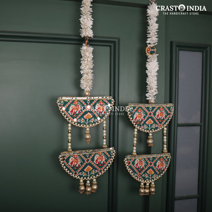 CRASTO INDIA HANDCRAFTED FESTIVE SIDE-HANGINGS #24 (PAIR)