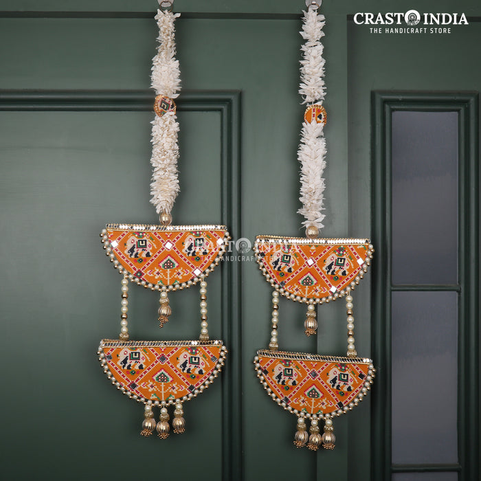 CRASTO INDIA HANDCRAFTED FESTIVE SIDE-HANGINGS #24 (PAIR)