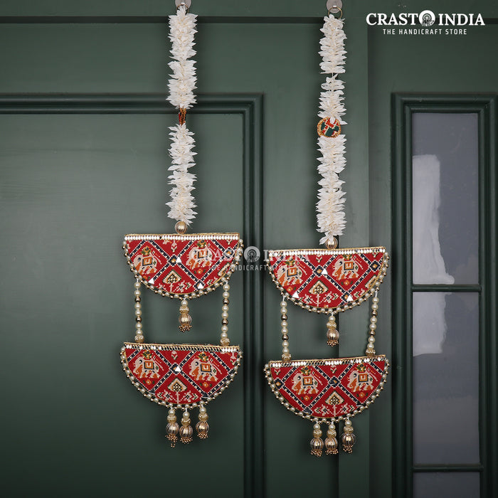 CRASTO INDIA HANDCRAFTED FESTIVE SIDE-HANGINGS #24 (PAIR)