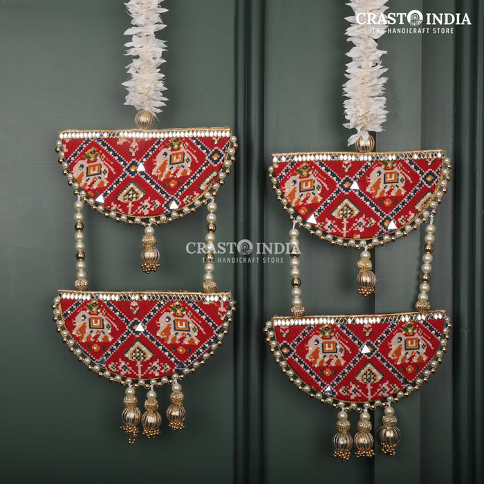 CRASTO INDIA HANDCRAFTED FESTIVE SIDE-HANGINGS #24 (PAIR)