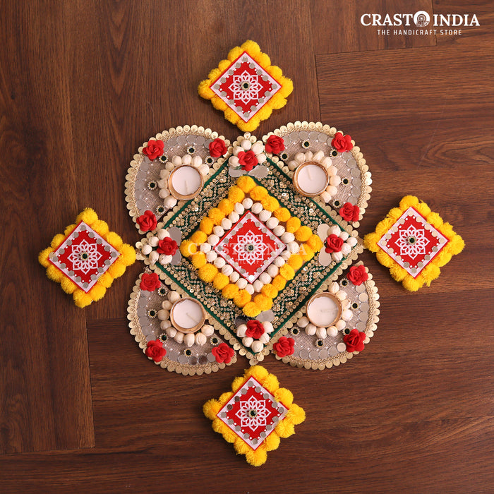 CRASTO INDIA HANDCRAFTED FESTIVE RANGOLI #67