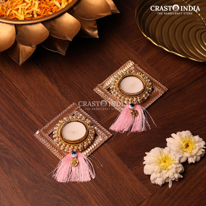 CRASTO INDIA HANDCRAFTED FESTIVE DIYA #77 (PAIR)