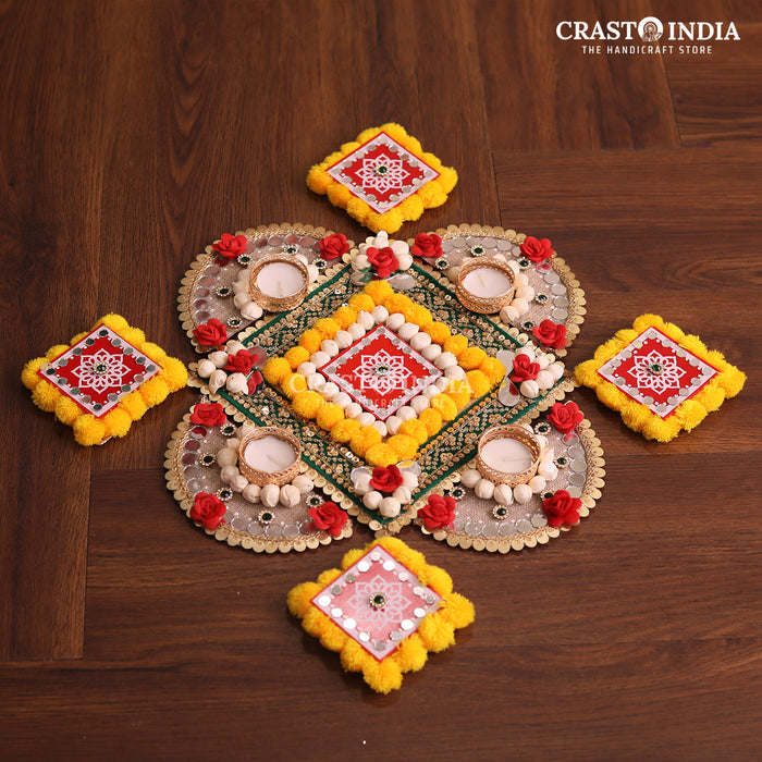 CRASTO INDIA HANDCRAFTED FESTIVE RANGOLI #67