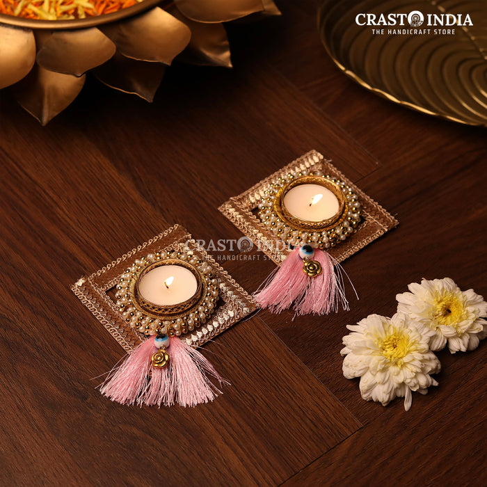 CRASTO INDIA HANDCRAFTED FESTIVE DIYA #77 (PAIR)