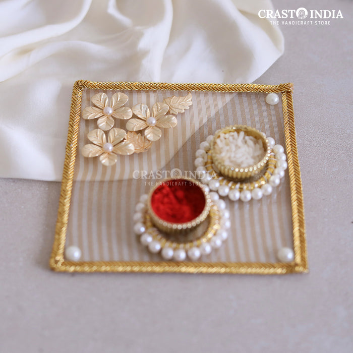 CRASTO INDIA HANDCRAFTED FESTIVE POOJA THALI #21