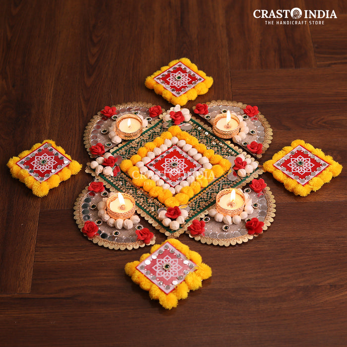 CRASTO INDIA HANDCRAFTED FESTIVE RANGOLI #67