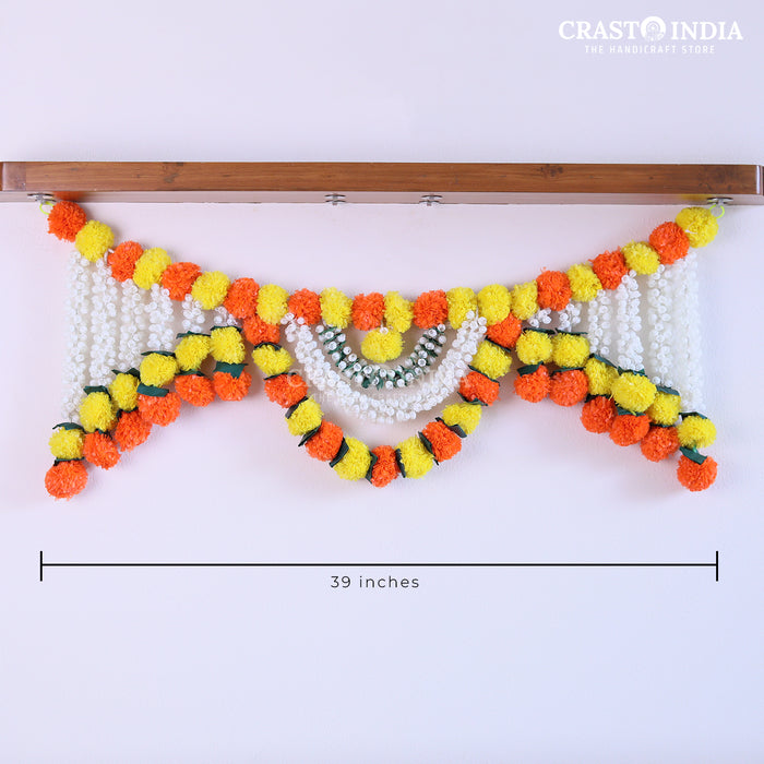 Crasto India Handcrafted festive Toran #102 ( 36 Inch)