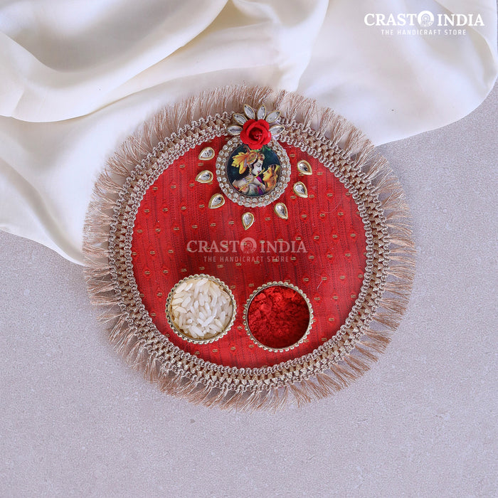 CRASTO INDIA HANDCRAFTED FESTIVE POOJA THALI #19