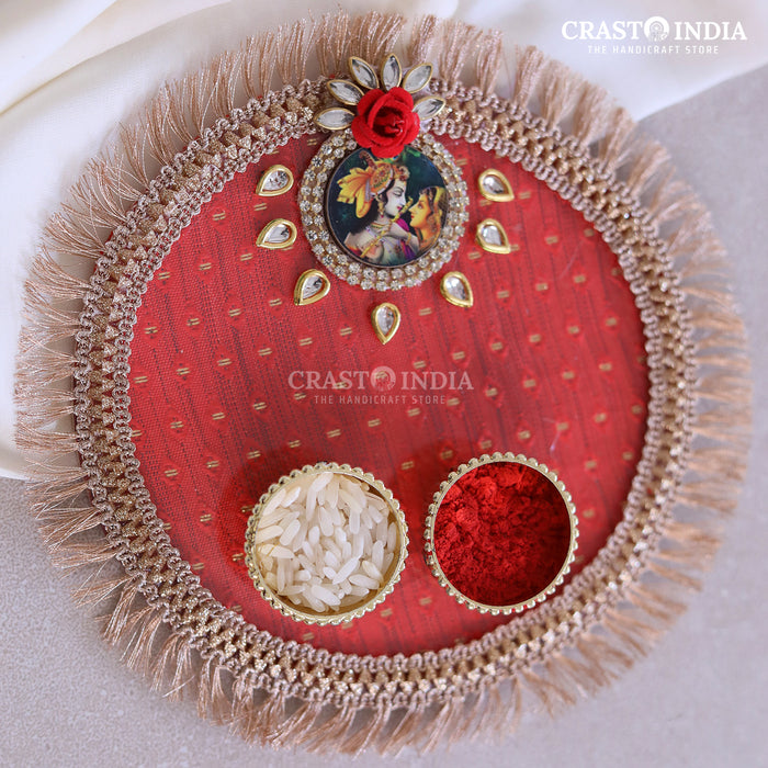 CRASTO INDIA HANDCRAFTED FESTIVE POOJA THALI #19