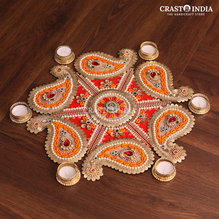 CRASTO INDIA HANDCRAFTED FESTIVE RANGOLI #68