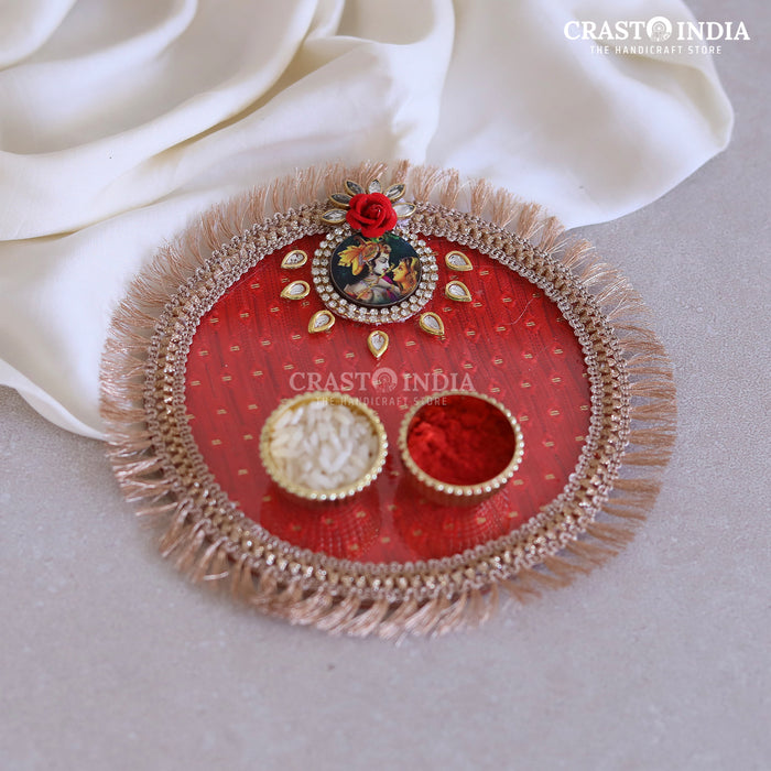 CRASTO INDIA HANDCRAFTED FESTIVE POOJA THALI #19