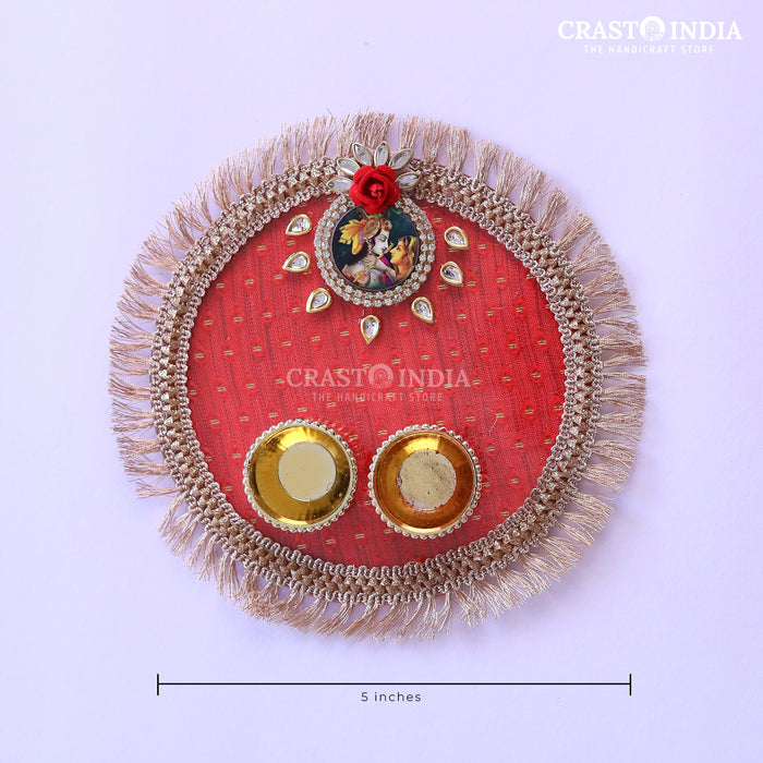 CRASTO INDIA HANDCRAFTED FESTIVE POOJA THALI #19