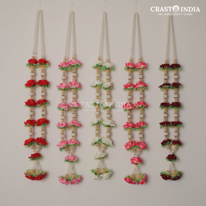 CRASTO INDIA HANDCRAFTED ROSE MALA FOR WEDDING (1 PC)