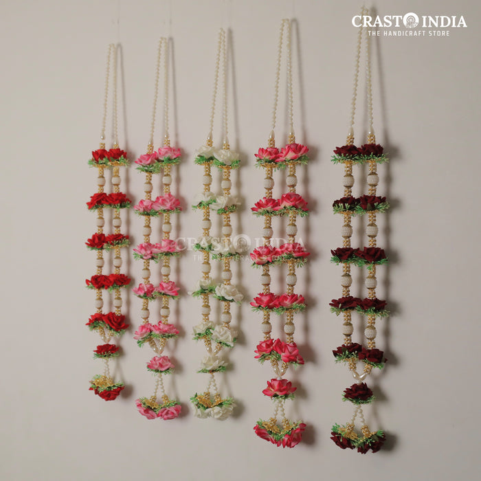 CRASTO INDIA HANDCRAFTED ROSE MALA FOR WEDDING (1 PC)