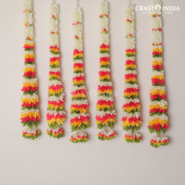 1 PAIR - CRASTO INDIA HANDCRAFTED FESTIVE SIDE-HANGINGS #64