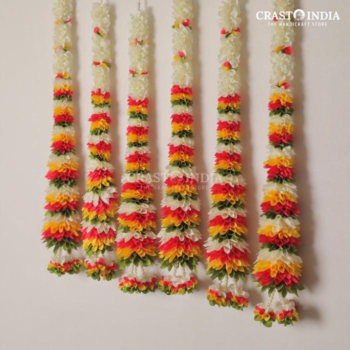 1 PAIR - CRASTO INDIA HANDCRAFTED FESTIVE SIDE-HANGINGS #64