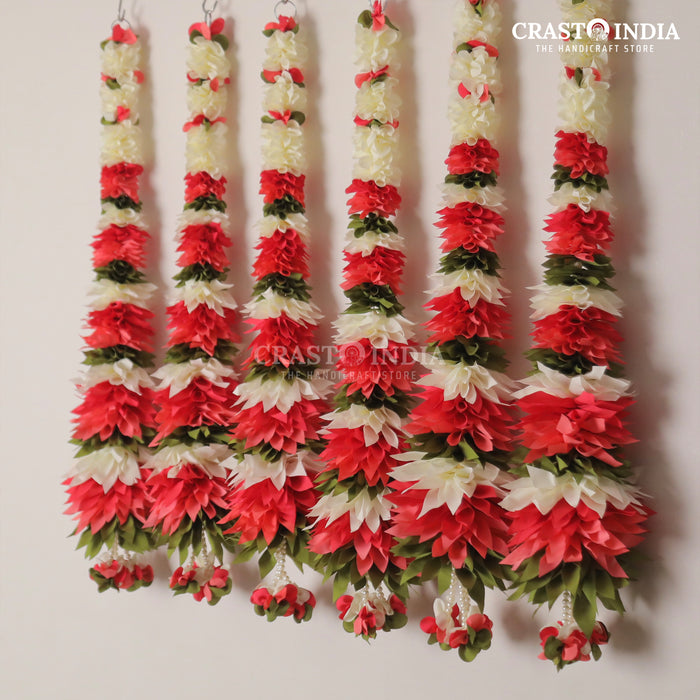 1 PAIR - CRASTO INDIA HANDCRAFTED FESTIVE SIDE-HANGINGS #64