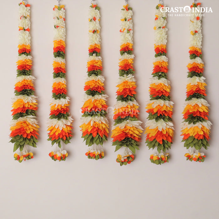 1 PAIR - CRASTO INDIA HANDCRAFTED FESTIVE SIDE-HANGINGS #64