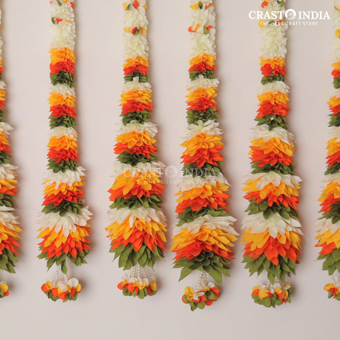 1 PAIR - CRASTO INDIA HANDCRAFTED FESTIVE SIDE-HANGINGS #64