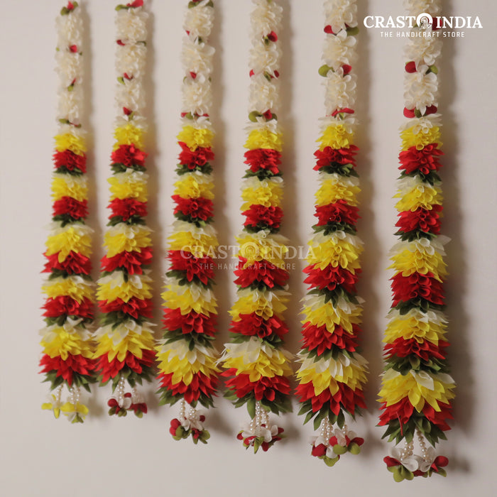 1 PAIR - CRASTO INDIA HANDCRAFTED FESTIVE SIDE-HANGINGS #64