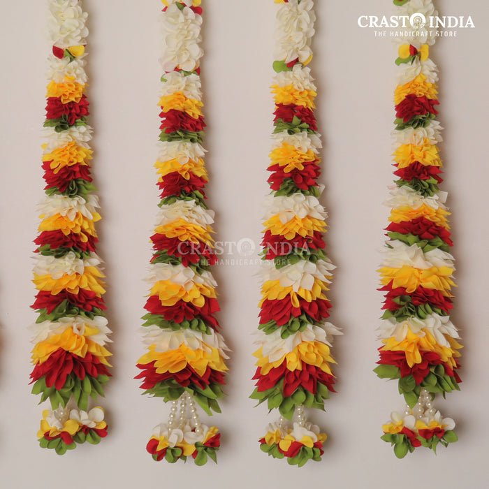 1 PAIR - CRASTO INDIA HANDCRAFTED FESTIVE SIDE-HANGINGS #64