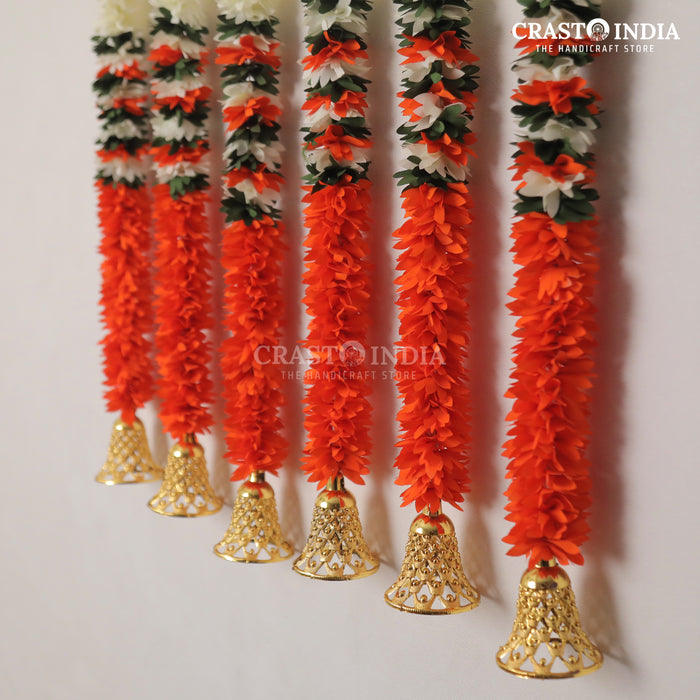 1 PAIR - CRASTO INDIA HANDCRAFTED FESTIVE SIDE-HANGINGS #75